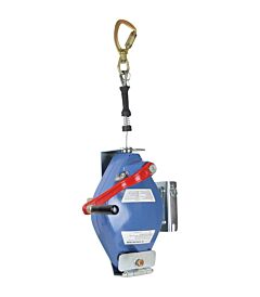 Falltech 7281Ds 60' 3-Way Srl-R Stainless Steel Cable With Davit Arm Bracket And Storage Bag