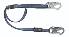 Falltech 8209 Adjustable Restraint Lanyard, Web, 4' To 6' With Snap Hooks