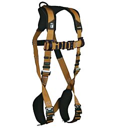 Falltech 7082Bfdl Advanced Comfortech Gel Climbing Harness, Non-Belted Fbh Large Alum Qc Legs/Qc Chest With Fd