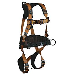 Falltech 7083B2X Advanced Comfortech Gel, Construction Harness, Belted Fbh 2X Alum 3D Qc Legs/Qc Chest
