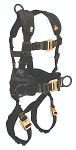 Falltech 8070Xl Arc Flash Nomex Construction Harness, Belted Fbh Xl 3D Qc Legs/Qc Chest