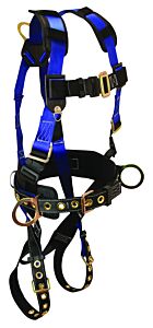 Falltech 7073Sm Contractor Fbh 3D Construction Harness, Belted Small/Med Tb Legs Mb Chest