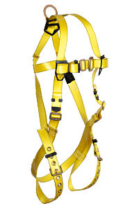 Falltech 7016Pc Contractor Fbh Coated Web 1D Standard Harness, Non-Belted Unifit Tb Legs Mb Chest