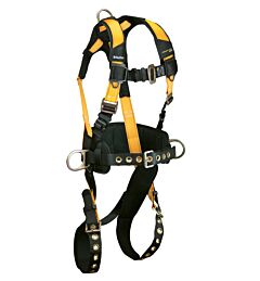 Falltech 70354Xl Journeyman Flex Construction Harness, Belted Fbh 4X Steel 3D Tb Legs Mb Chest