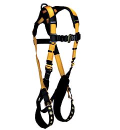 Falltech 7021 Journeyman Flex Standard Harness, Non-Belted Fbh Unifit Steel 1D Tb Legs Mb Chest