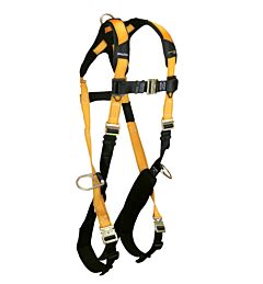 Falltech 7023Qc Journeyman Flex Standard Harness, Non-Belted Fbh Unifit Steel 3D Qc Legs/Chest