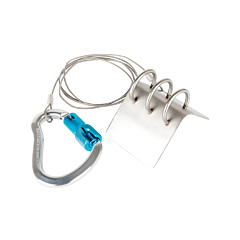 Falltech 68035Ep Rope / Edge Protector, Stainless Steel, With Carabiner
