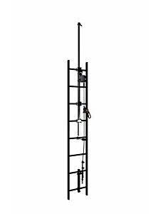 3M Dbi-Sala 6116618 Lad-Saf Vertical Cable Telescoping Extension Top And Bottom Brackets, 4 User, Galvanized Steel