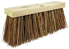 Weiler 42099 (6/Box) 16" Street Broom7-1/4" Trim Bass & Palm