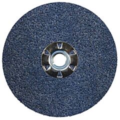 Weiler 59901 Tiger® Resin Fiber Discs, 5 In Dia, 5/8 Arbor, 24 Grit, Zirconia