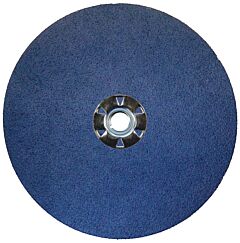 Weiler 59916 Tiger® Resin Fiber Discs, 7 In Dia, 5/8 Arbor, 100 Grit, Zirconia
