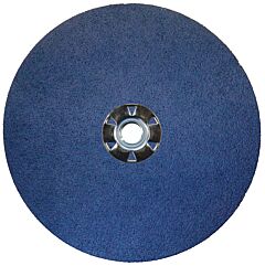 Weiler 59917 Tiger® Resin Fiber Discs, 7 In Dia, 5/8 Arbor, 120 Grit, Zirconia