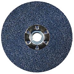 Weiler 59932 Tiger® Resin Fiber Discs, 4 1/2 In Dia, 5/8 Arbor, 36 Grit, Zirconia