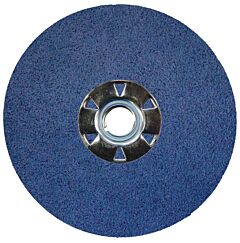 Weiler 59937 Tiger® Resin Fiber Discs, 4 1/2 In Dia, 5/8 Arbor, 120 Grit, Zirconia