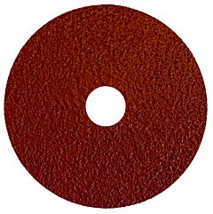 Weiler 60401 Tiger Aluminum Resin Fiber Discs, Aluminum Oxide, 4 1/2 In Dia, 36 Grit