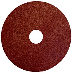 Weiler 60403 Tiger Aluminum Resin Fiber Discs, Aluminum Oxide, 4 1/2 In Dia, 60 Grit
