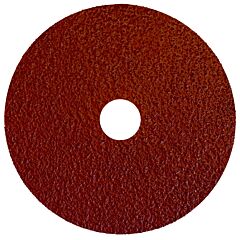 Weiler 60411 Tiger Aluminum Resin Fiber Discs, 5 In, 7/8 In Arbor, 36 Grit, Aluminum Oxide