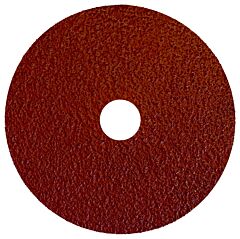 Weiler 60412 Tiger Aluminum Resin Fiber Discs, 5 In, 7/8 In Arbor, 50 Grit, Aluminum Oxide