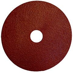 Weiler 60413 Tiger Aluminum Resin Fiber Discs, 5 In, 7/8 In Arbor, 60 Grit, Aluminum Oxide