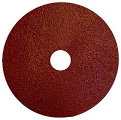 Weiler 60414 Tiger Aluminum Resin Fiber Discs, 5 In, 7/8 In Arbor, 80 Grit, Aluminum Oxide