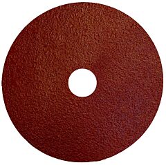 Weiler 60416 Tiger Aluminum Resin Fiber Discs, 5 In, 7/8 In Arbor, 120 Grit, Aluminum Oxide