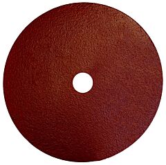 Weiler 60426 Tiger Aluminum Resin Fiber Discs, 7 In, 7/8 In Arbor, 120 Grit, Aluminum Oxide