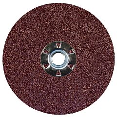 Weiler 61501 Wolverine Resin Fiber Discs, 5 In Dia, 5/8 Arbor, 24 Grit, Aluminum Oxide