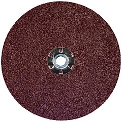 Weiler 61523 Wolverine Resin Fiber Discs, 7 In Dia, 5/8 Arbor, 36 Grit, Aluminum Oxide