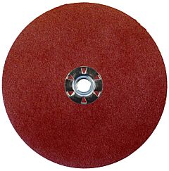 Weiler 61526 Wolverine Resin Fiber Discs, 7 In Dia, 5/8 Arbor, 60 Grit, Aluminum Oxide