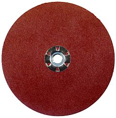 Weiler 61528 Wolverine Resin Fiber Discs, 7 In Dia 5/8 Arbor, 100 Grit, Aluminum Oxide