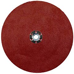 Weiler 61546 Wolverine Resin Fiber Discs, 9 In Dia, 5/8 Arbor, 60 Grit, Aluminum Oxide