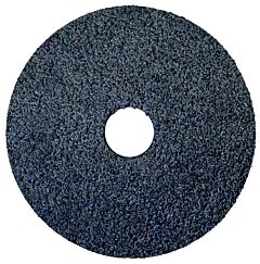 Weiler 62002 Wolverine Resin Fiber Discs, 4 1/2 In Dia, 7/8 In Arbor Dia, 24 Grit, Zirconia