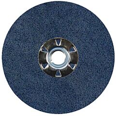 Weiler 62057 Wolverine Resin Fiber Discs, 4 1/2 In Dia, 5/8 Arbor, 100 Grit, Zirconia