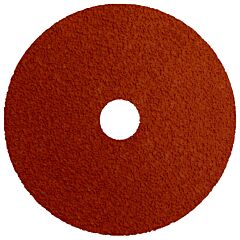 Weiler 69857 Tiger® Ceramic Resin Fiber Disc, 5 In Dia, 7/8 In Arbor, 24 Grit