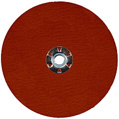 Weiler 69897 Tiger® Ceramic Resin Fiber Disc, 7 In Dia, 5/8 In-11 Unc Arbor, 60 Grit