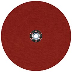 Weiler 69905 Tiger® Ceramic Resin Fiber Disc, 9 In Dia, 5/8 Arbor, 80 Grit