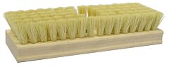 Weiler 72058 8" Square End Scrub Brush 1" Trim Wh Tampico