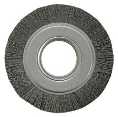 Weiler 86120 Composite Metal Hub Wheel Brushes, Ceramic, 6 In, 4000 Rpm