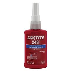 Loctite 1329467 243 Medium-Strength Primerless Threadlocker, 50 Ml, 1/4 In To 3/4 In Dia, Blue
