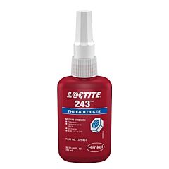 Loctite 1329505 243 Medium-Strength Primerless Threadlocker, 250 Ml, 1/4 In To 3/4 In Dia, Blue