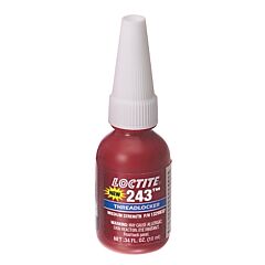 Loctite 1329837 243 Medium-Strength Primerless Threadlocker, 10 Ml, 1/4 In To 3/4 In Dia, Blue