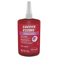 Loctite 135335 222Ms Threadlocker, Low Strength/Small Screw, 250 Ml, 1/4 In Dia Or Smaller, Purple