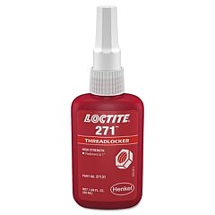 Loctite 135381 271 Threadlocker, High Strength, 50 Ml, Red
