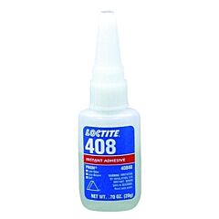 Loctite 135441 408 Prism Instant Adhesive, Low Odor/Low Bloom, 20 G, Bottle, Clear