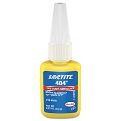 Loctite 135465 404 Instant Adhesive, 0.333 Oz Bottle, Clear