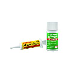 Loctite 1690727 Aa 330 Structural Adhesive, 0.85 Oz, Syringe, Yellow