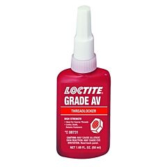 Loctite 195898 087 Grade Av Threadlocker, 50 Ml, 1 In Thread, Red