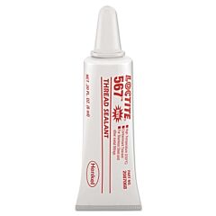 Loctite 2087068 567 Pst Thread Sealant, High Temperature, 6 Ml Tube, Off-White