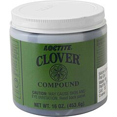Loctite 233027 Clover Silicon Carbide Pat Gel Water Mix, 80 Grit, 1 Lb Cap, Can, Mild Odor