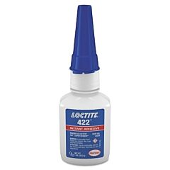 Loctite 233927 422 Super Bonder Instant Adhesives, 1 Oz, Bottle, Clear
